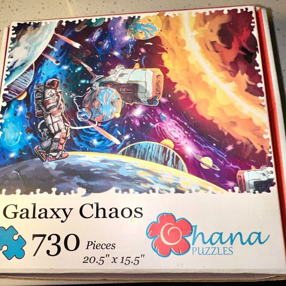 Ohanna Puzzle Moonwalk in Galaxy Chaos Large 730 Pieces 15.5" x 20.5" - Picture 4 of 7